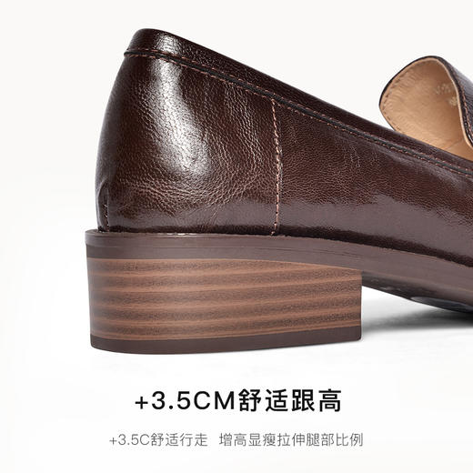 Reemoor睿慕2025秋季英伦风软皮通勤乐福鞋 商品图4