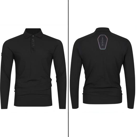 Amazing早秋款长袖 面料丝滑柔软 后背弹力提花的撞色M123272 商品图2