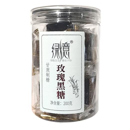 绿意 玫瑰黑糖 200g/瓶 商品图0