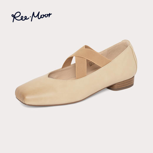 Reemoor睿慕2025秋季新款猪鼻子玛丽珍芭蕾舞单鞋R2V541 商品图3