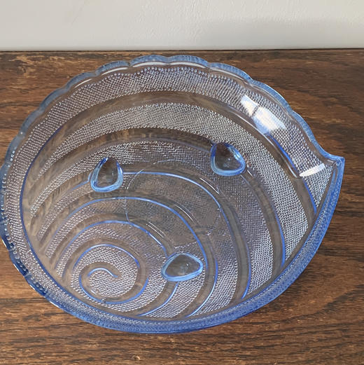 日本中古玻璃大果盘 商品图2