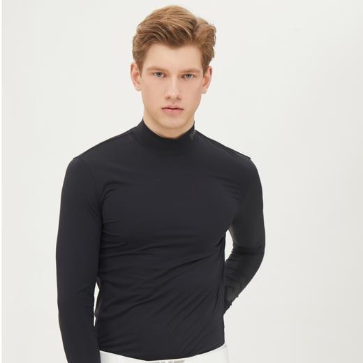 P家男士薄款半高领打底衣面料柔滑吸湿排汗弹力大紧勒M121707 商品图3