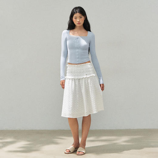 Ariseism 美式复古4色拼接长袖t恤女秋季新款修身上衣 商品图4