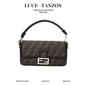 芬迪  中号 Baguett老花刺绣法棍（LZ）