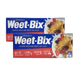 澳洲 weet-bix 全谷物营养低脂健康代餐早餐-375g