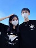【YW】无忧购韩系ins百搭休闲卡通印花180g纯棉情侣短袖T恤（截单后3-5天发货) 商品缩略图8