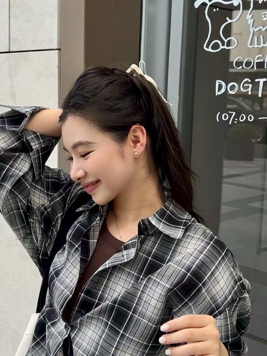 真多麻海水akoya珍珠耳钉6-7mm，不退换！ 商品图4