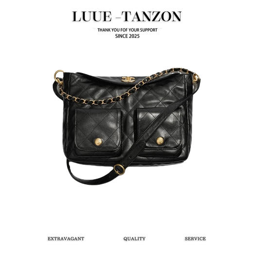 香奈儿  24P新品嬉皮Hobo腋下包   单肩包 斜挎包 （LZ） 商品图0