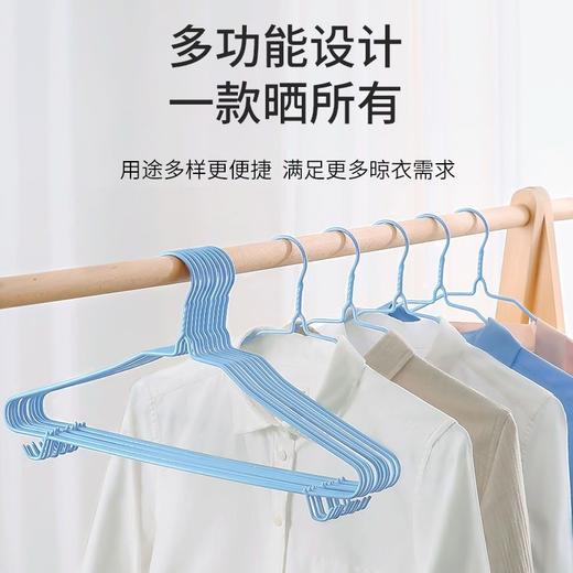 【批发】美丽雅防滑浸胶衣架10支入(38cm) 商品图1