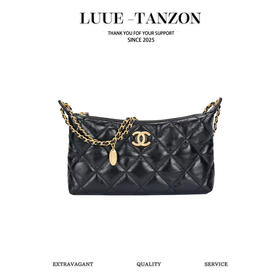 香奈儿 春夏 金币链条饺子包 黑色（LZ）