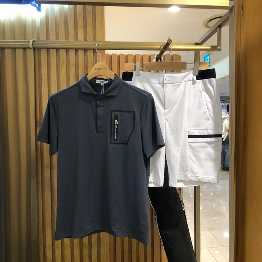 免耳朵男士短袖 垂感/沁凉感强 柔软舒爽 压胶打孔 修身 M224024 商品图3