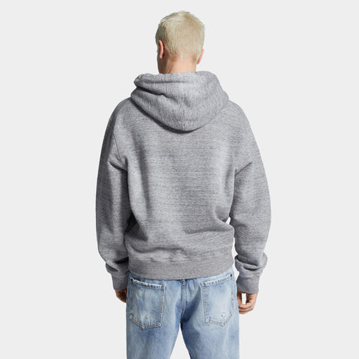 DSQUARED2 男士字母徽标印花棉质连帽卫衣 深灰色 S74GU0894 S25477 860M 商品图2