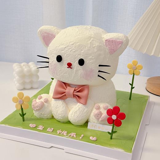 加高hellokitty猫喵星人卡通蛋糕-低糖处理无添加 商品图3