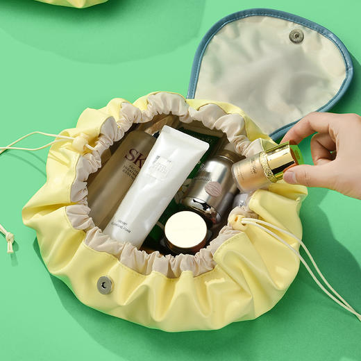 【可爱懒人化妆包】抽绳包大容量便携拉绳包 束口护肤品收纳袋洗漱包 国庆五一出游收纳好物 商品图3