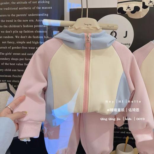 卡通卫衣套装2025秋季新款刺绣卫衣外套套装 商品图10