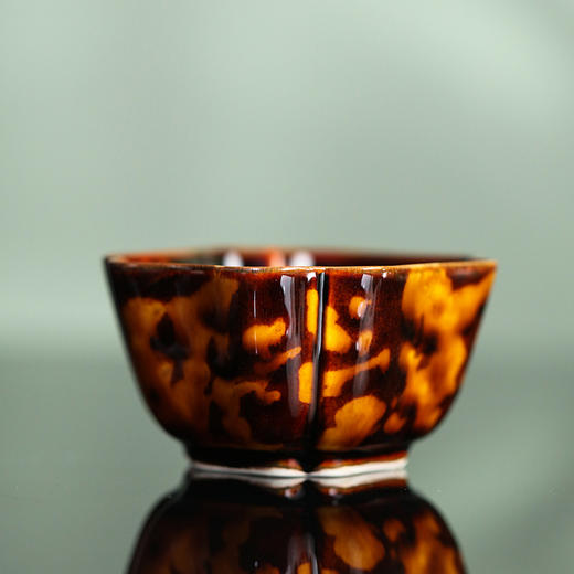 问鼎虎斑天目四叶杯 商品图0