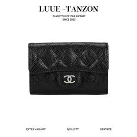 香奈儿 经典CF翻盖鱼子酱卡包全套包装！（SS）