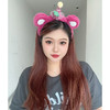 玫粉熊耳毛绒款发箍纪念日百货门店同款163793703 商品缩略图4