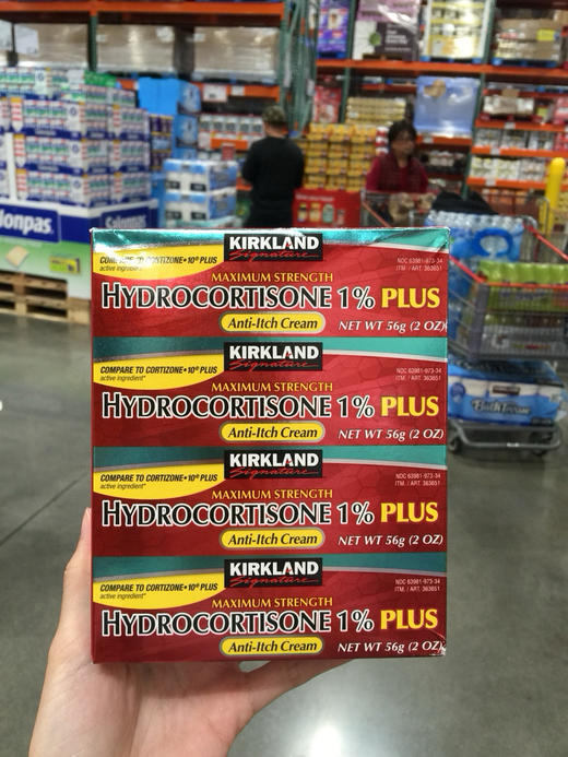 家庭必备品 【美国直邮特价198元/4支装🉐 包税包邮到手】成人以及2岁以上儿童可用！美国直邮Kirkland Signature Hydrocortisone1%PLUS柯克兰软膏4支装 商品图4