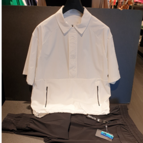 G*家新款男士半拉链防水防风短袖上衣 透气不闷热，很酷飒 M224034