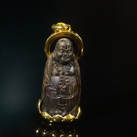 BC.DF5-8.22-9  东马沉水（弥勒佛）挂件 ,4.06g