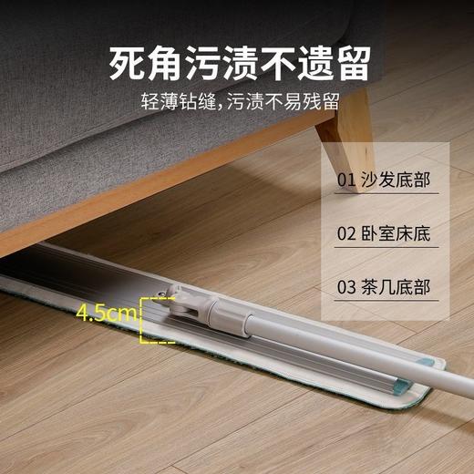 【铝板粘布平板拖】美丽雅铝板粘布平板拖把家用木地板地拖大拖把墩布铝板沾布平板拖 商品图6