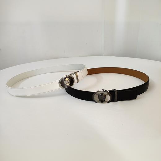 Amazing情侣皮带男款 卡扣 长度可裁剪骷髅头可取耐磨防刮A125118 商品图2