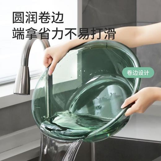 【批发】美丽雅盆 洗脸洗菜洗衣盆家用小号学生宿舍加厚耐用塑料盆 颜色随机 商品图7