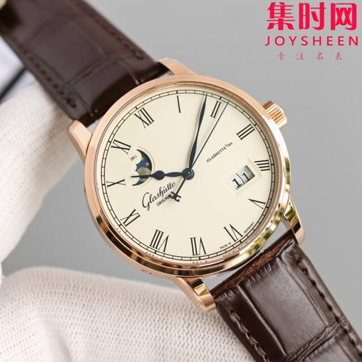 V9格拉苏蒂月相 原创议员月相款 参议员大日历 男士腕表 原装开模 商品图1