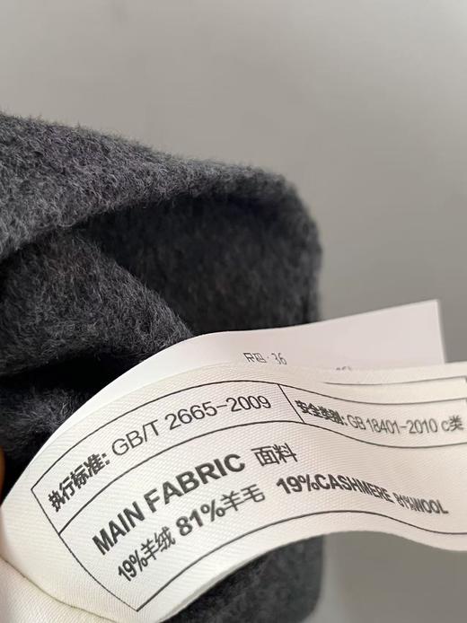 【高端系列】（超软）手工定制7665款19%羊绒➕81%羊毛斗篷披肩翻领外套-喜出 商品图3