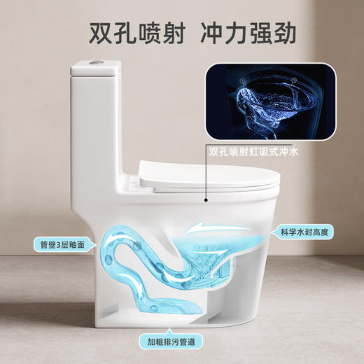 帝王现代简约小尺寸陶瓷马桶TT047 商品图4