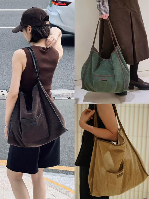 完美大包。绿色。卡其色。深咖色 商品图1