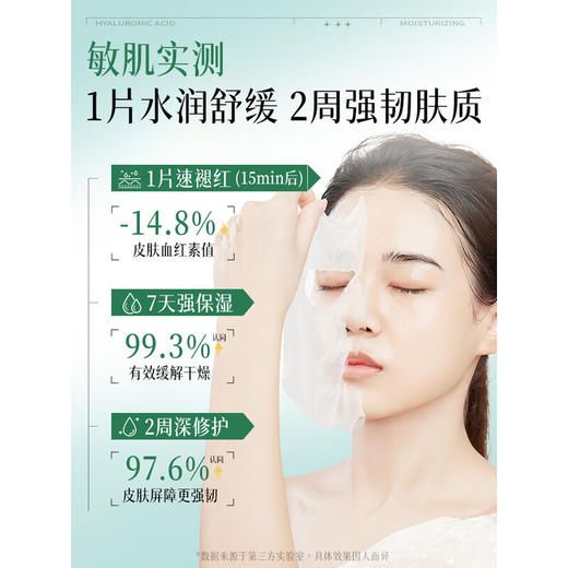 【舒缓修护】透真b5补水面膜泛醇舒缓肌肤屏障泛红可搭医面膜用晒后修复男女 商品图1