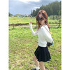 【149元任选2件】最后一波现货！韩系polo领麻花针织打底衫女 商品缩略图4