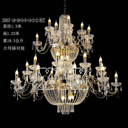 25857-10+10+5+5+4+2+2吊灯（运费自理） 商品图1