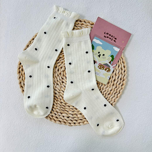 袜子女中筒袜韩系少女风波点款纪念日百货门店同款163845307 商品图2