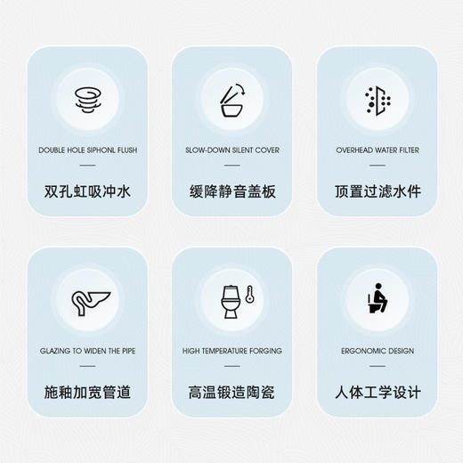 帝王现代简约小尺寸陶瓷马桶TT047 商品图3