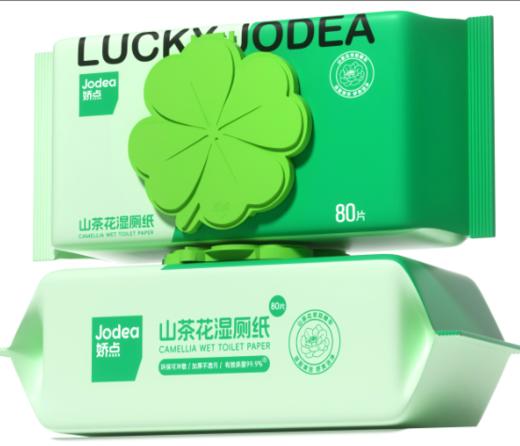 【7.5元/包】娇点山茶花湿厕纸卫生湿巾80片（1000873） 商品图0