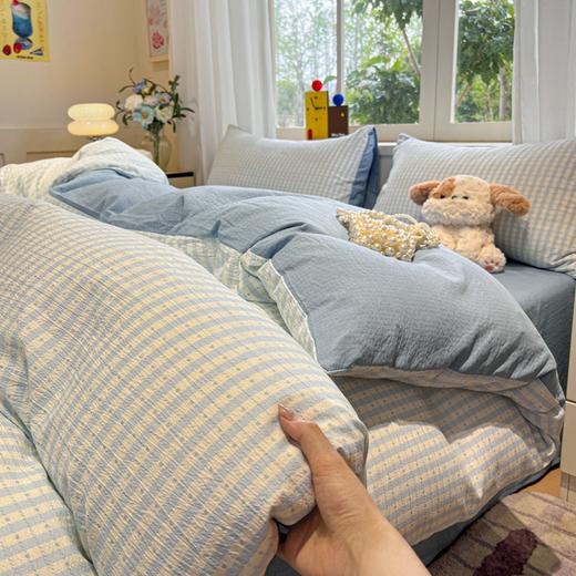 【YW】无忧购云感木棉皱皱双层纱四件套（截单3-5天发货) 商品图11