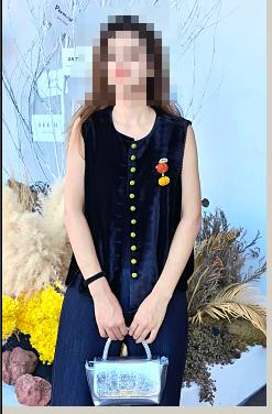 54M737丝绒马甲 商品图0