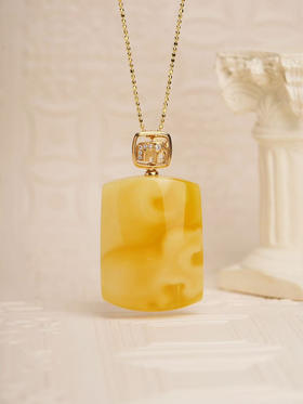 【喆】蜜蜡吉象吊坠