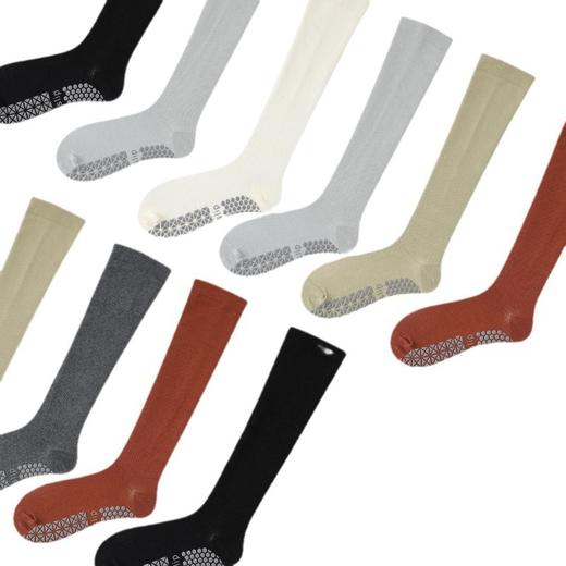 【59元任选3件】【腾飞系列】夏季显瘦过膝瑜伽袜子防滑中筒普拉提袜子长筒女精梳棉保暖运动袜（活动产品，收货7天内支持退换） 商品图4