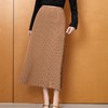 「自」全新升级【铂金会员183/天猫239/差价56】(05526)洛诗琳新款气质褶皱半身裙2025秋季高腰直筒显瘦百褶裙女 商品缩略图0
