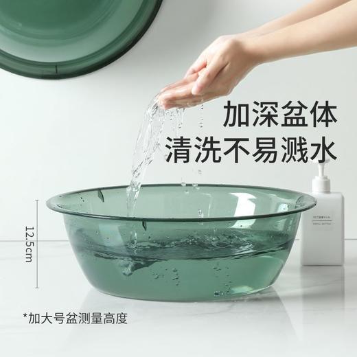 【批发】美丽雅盆 洗脸洗菜洗衣盆家用小号学生宿舍加厚耐用塑料盆 颜色随机 商品图8
