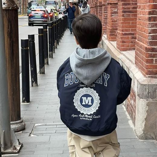 点此购买 120-170儿童春秋季假两件连帽外套 xb 328079 商品图4