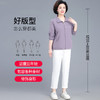BS-3192中年妈妈春装外套女2025新款洋气薄款防晒衣中老年上衣60多岁夹克 商品缩略图1