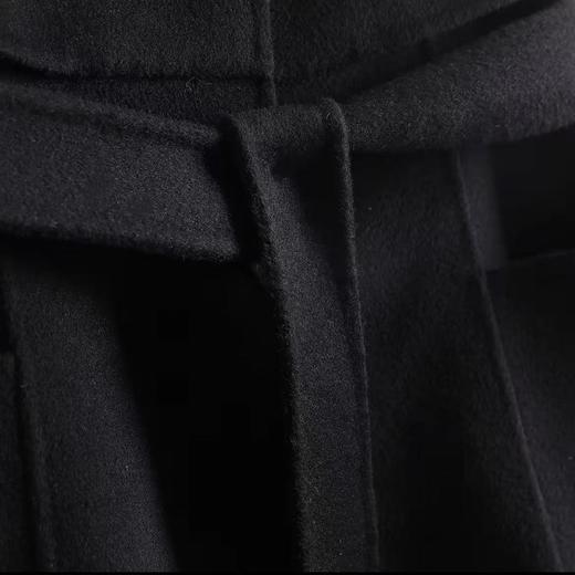 【高端系列】手工定制7720款100%绵羊毛赫本风披肩斗篷双面尼外套-喜出 商品图9