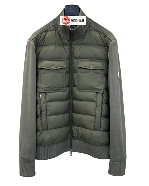 男款口袋夹克拼接羽绒服018 商品图0