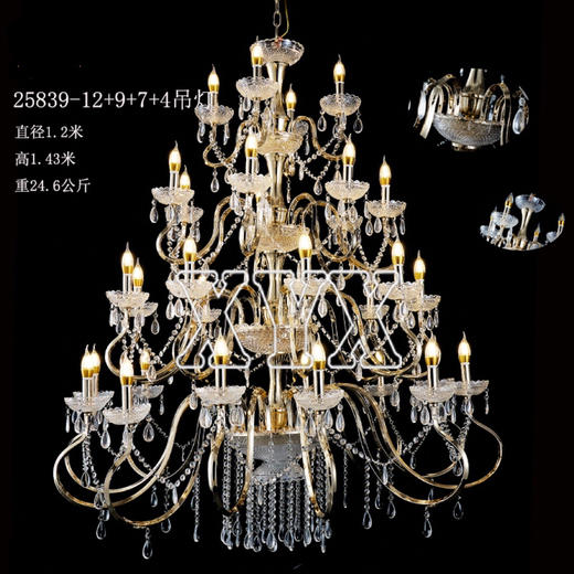 25839-12+9+7+4吊灯（运费自理） 商品图1