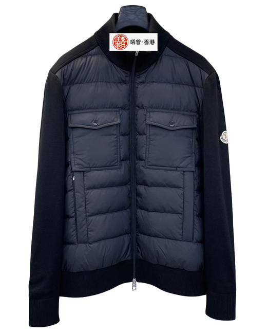 男款口袋夹克拼接羽绒服018 商品图0